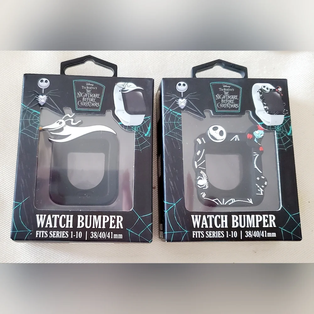 NIB Disney Nightmare Before Christmas Iphone Watch‎ Bumpers Fits 38/40/41
